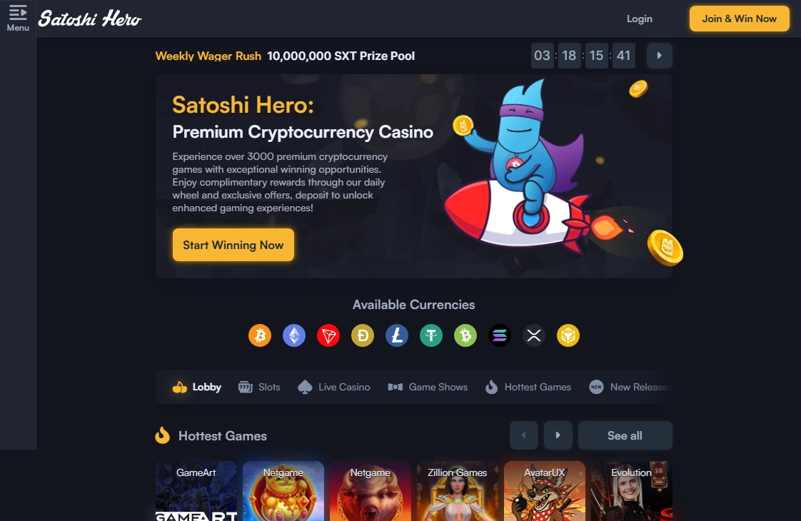 Satoshi Hero Casino